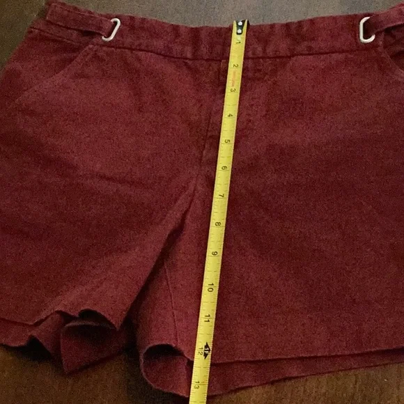 J. Crew chinos 100% cotton shorts, cranberry color, size 4 - Picture 5 of 6